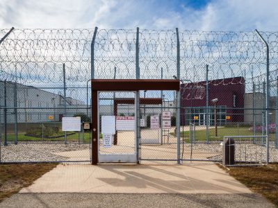 Security Gate at Prairie Correctional Facility in Appleton