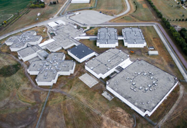 The Prairie Correctional Facility in Appleton, Minnesota. The 1,600 bed prison has been closed since 2010.
