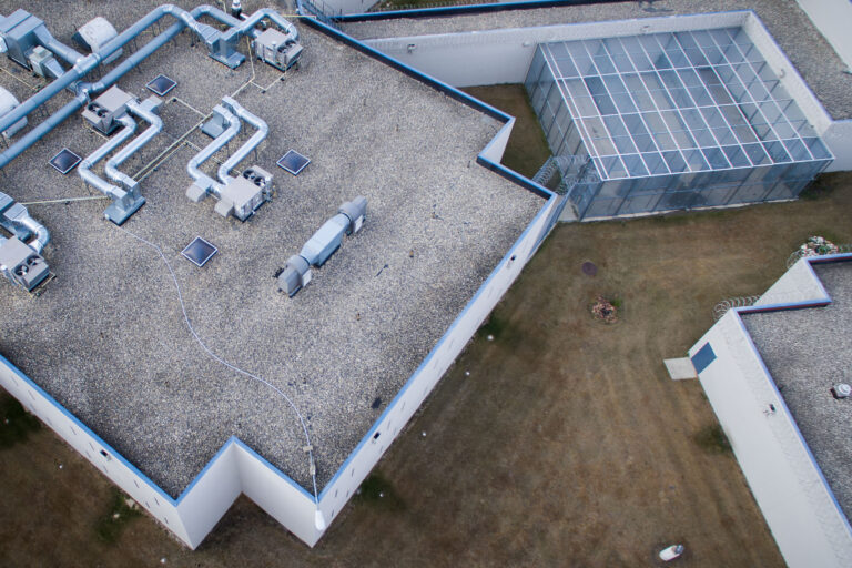 Rec yard at the CoreCivic prison in Appleton Minnesota 3 Rec yard at the CoreCivic prison in Appleton Minnesota