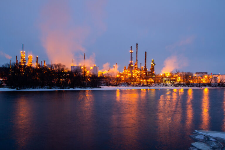 Marathon Petroleum Refinery, St. Paul Park, Minnesota 2 Marathon Petroleum Refinery in St. Paul Park, Minnesota, glows along the Mississippi River at dusk.