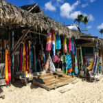 Beach vendors in the beach near Iberostar Selection Hacienda Dominicus.