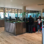 A couple stand in line at the customs counter at the Punta Cana International Airport in the Dominican Republic.