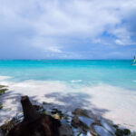 A sailboat in Punta Cana, Dominican Republic