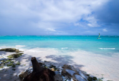 A sailboat in Punta Cana, Dominican Republic
