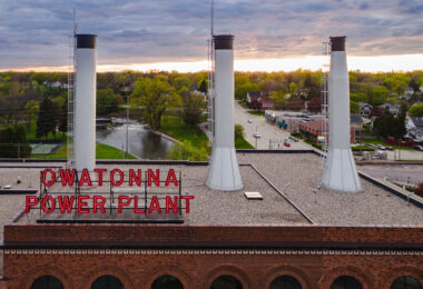 The Owatonna Power Plant in Owatonna, Minnesota