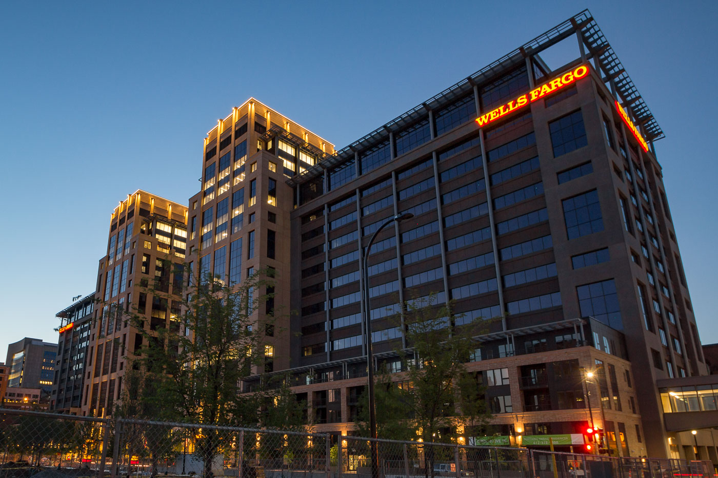 New Wells Fargo buildings in Downtown East development