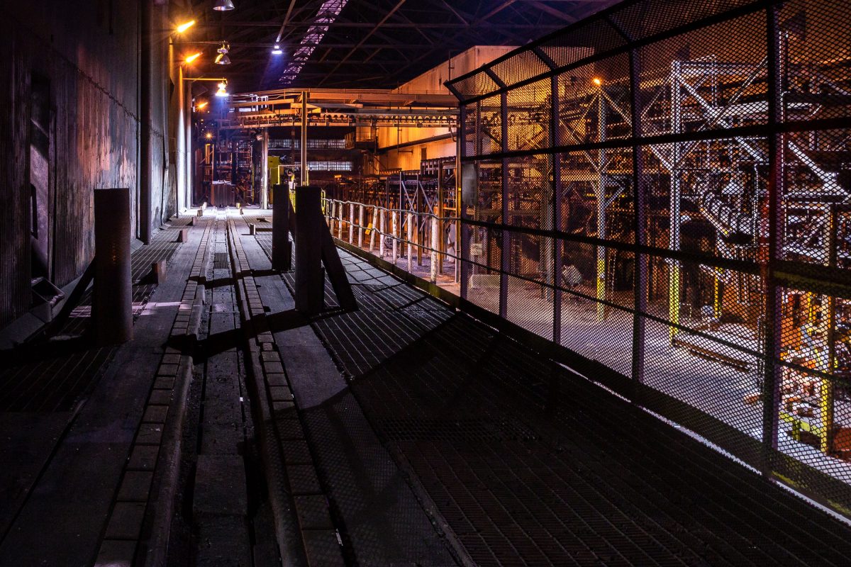 Catwalk Along the Mill Floor at ArcelorMittal Indiana Harbor