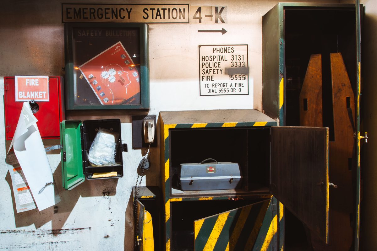 Emergency Station 4-K at ArcelorMittal’s East Chicago Works