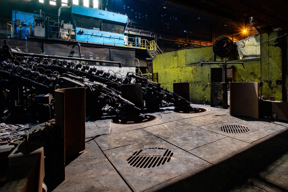 Rolling Mill Floor at ArcelorMittal’s Indiana Harbor Works