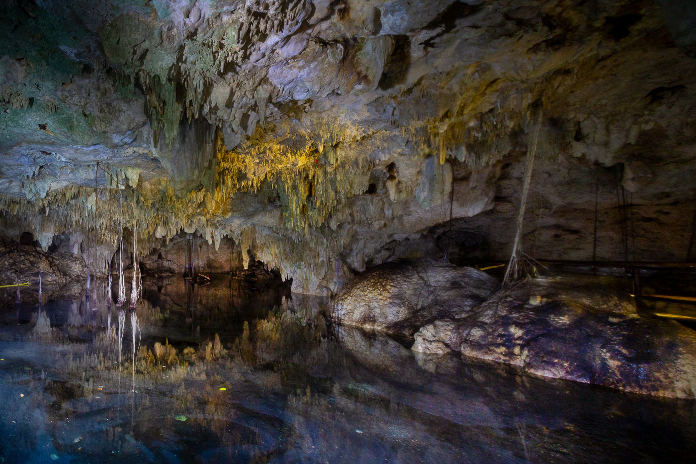 Cenote diving near Playa Del Carmen