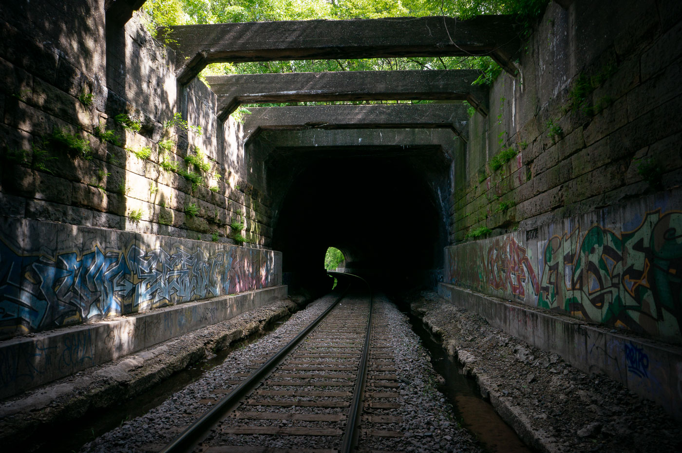 Historic Bridal Veil Railway Tunnel, Minneapolis St. Paul