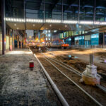 The middle of the multi-year construction on Nicollet Mall.