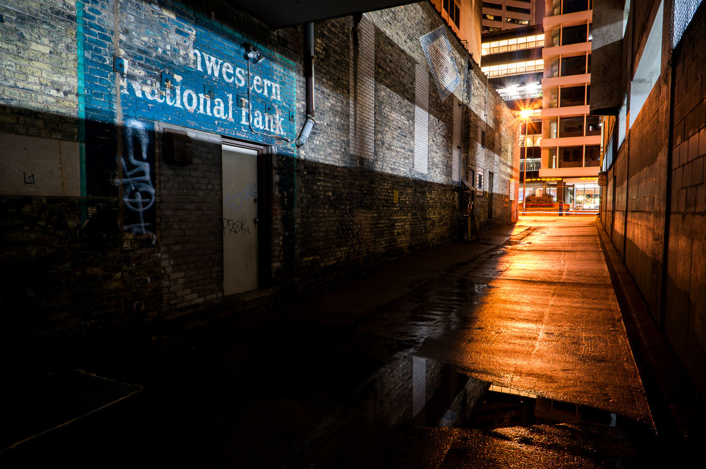 Northwestern National Bank Ghost Sign