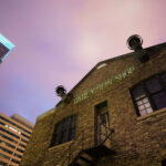 The now demolished Dahl Violin Shop building in downtown Minneapolis.