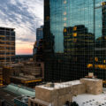 Sunset in Downtown Minneapolis.