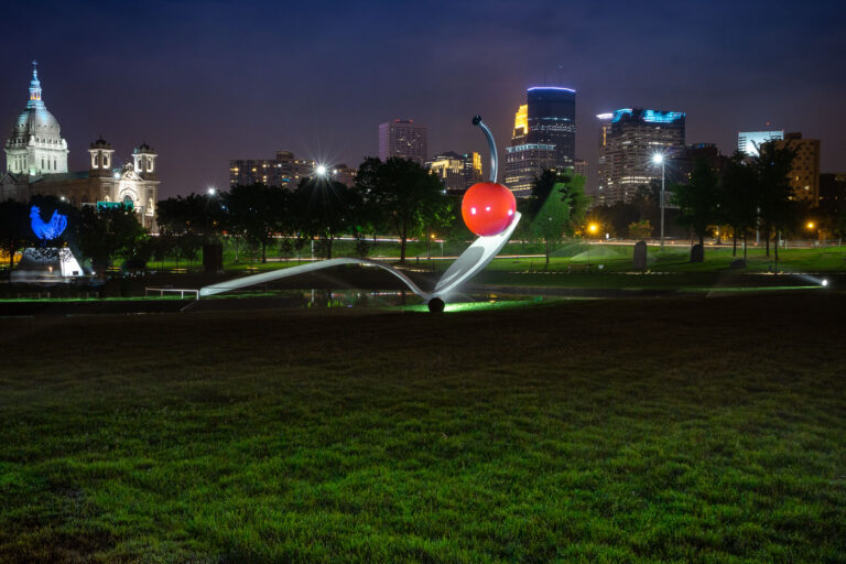 Spoon & Cherry in Minneapolis 4 Located in the Walker's sculpture garden.