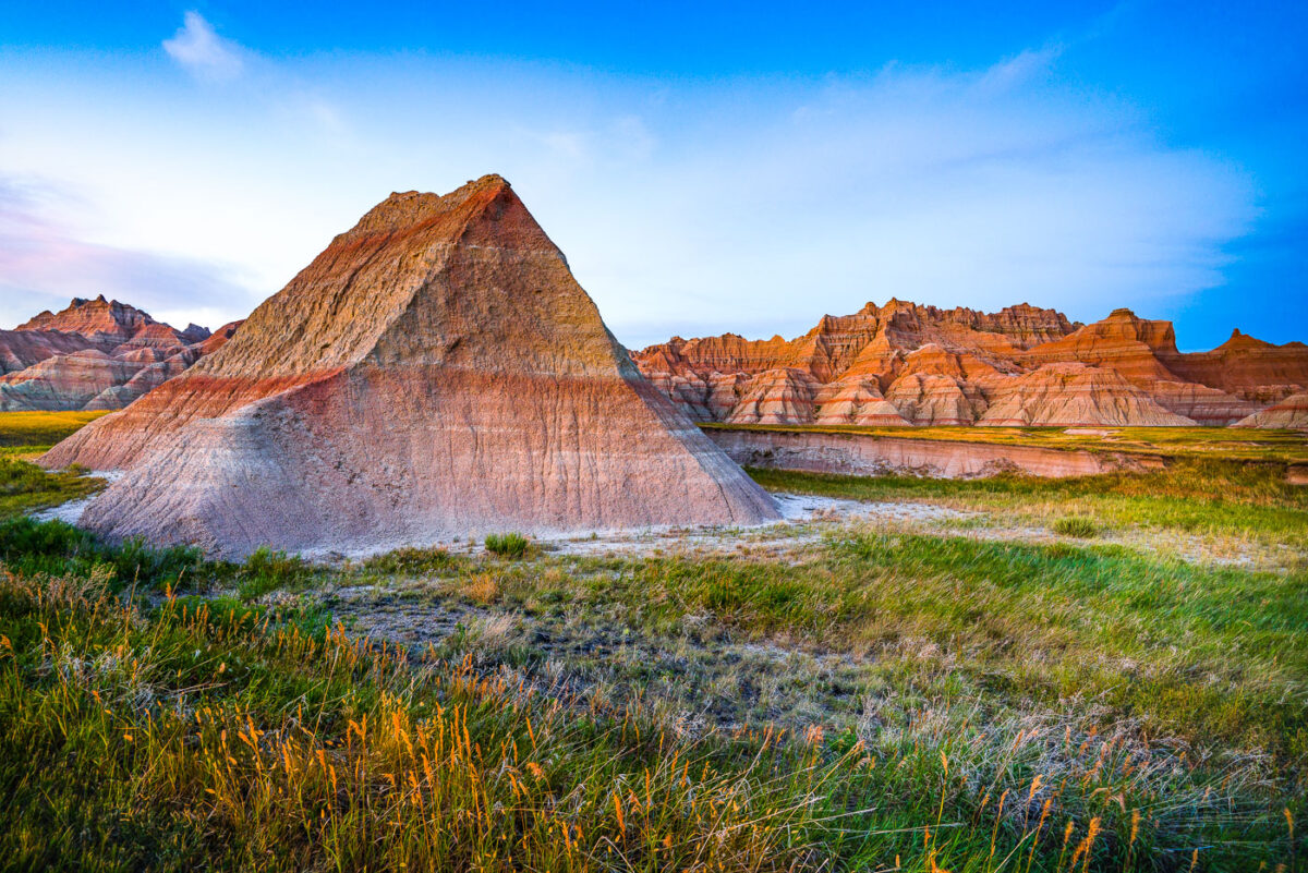 CS36B off of Highway 240 near the Saddle Pass Trailhead. The trail is a short hike up the Badlands Wall giving views of the White River Valley.