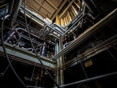 Boiler Room Piping, Granite Falls NSP Power Plant
