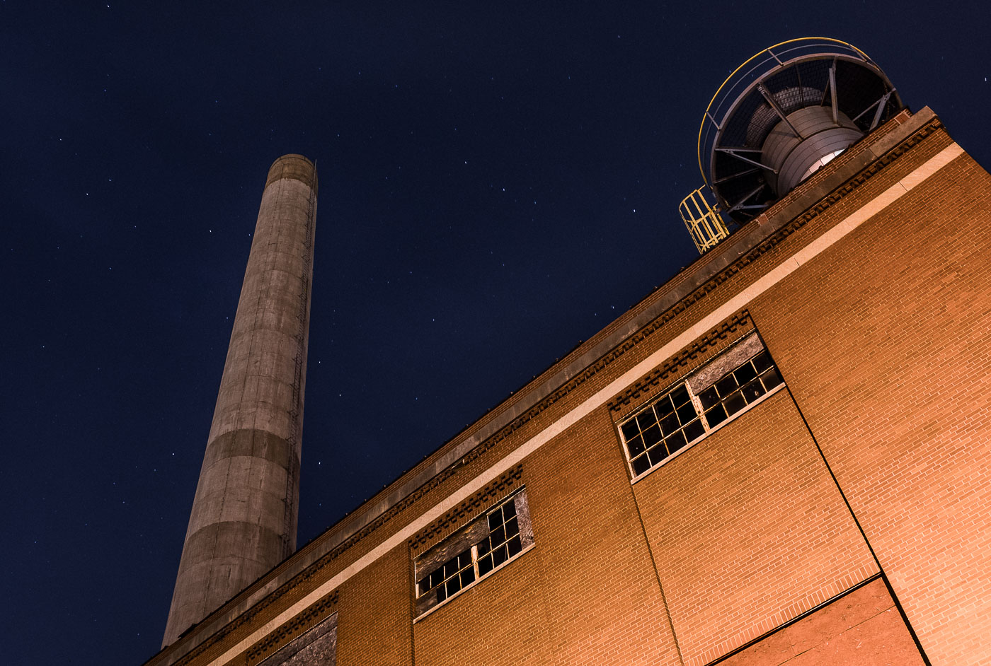 Hamms Brewery Power Plant at night