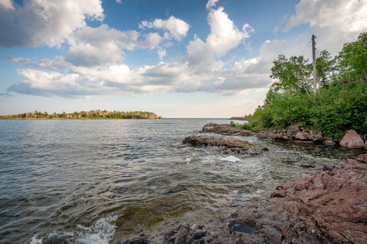Taconite Harbor Shoreline, Lake Superior, Minnesota