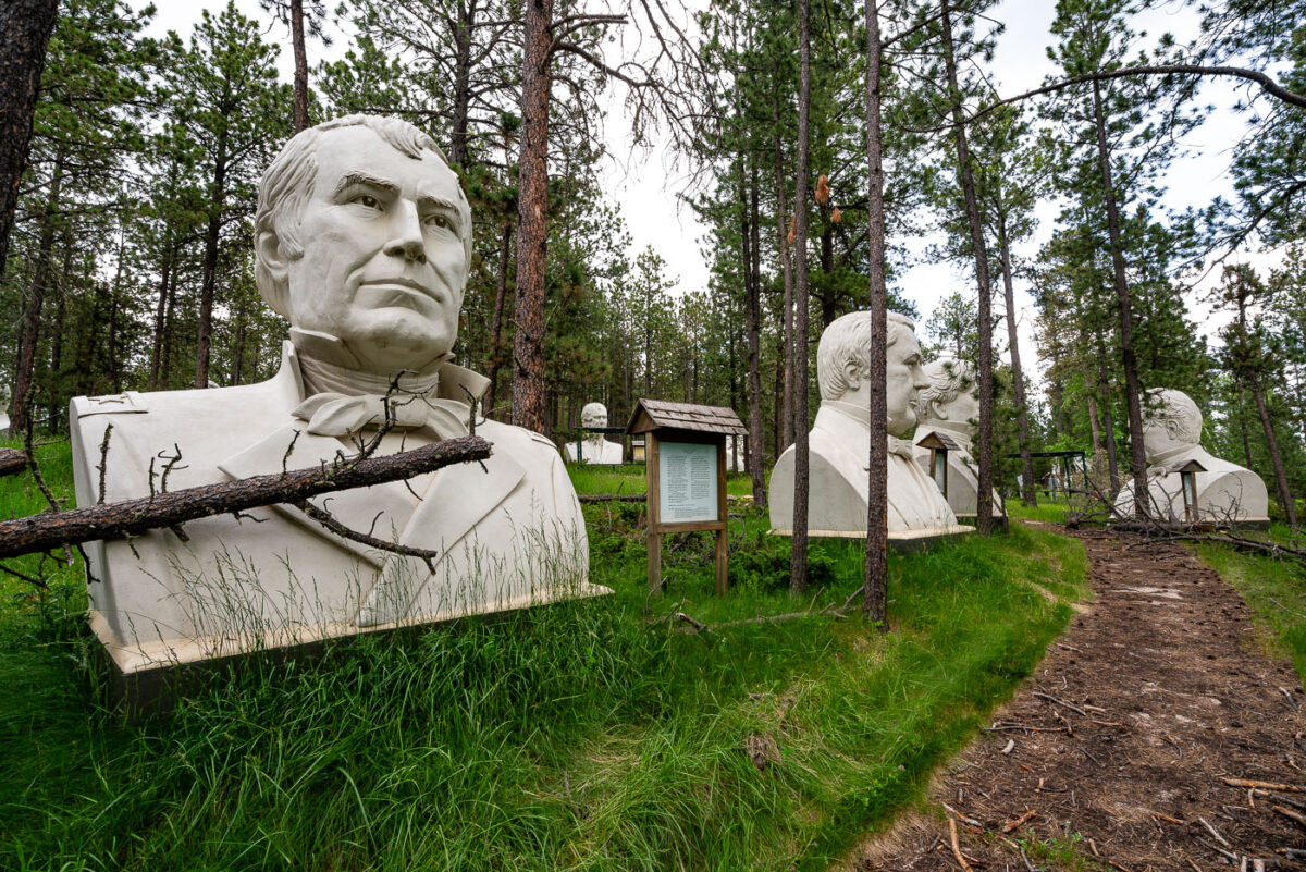 Forgotten Presidents in the Black Hills Forest