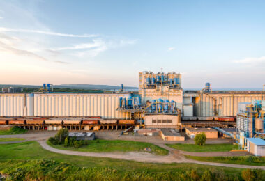 Grain Elevator in Thunder Bay, Canada.