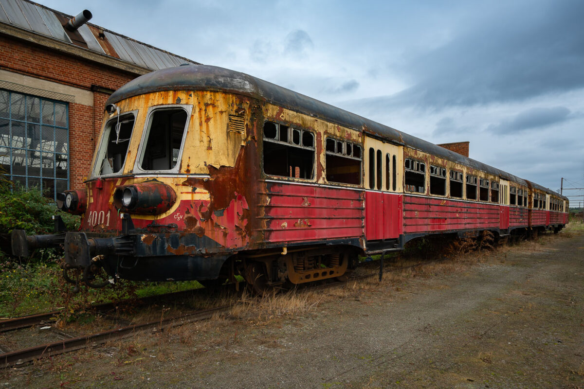 Abandoned SNCB Autorail 4001, Charleroi