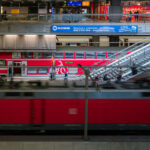 The Berlin Central Station in Berlin, Germany.