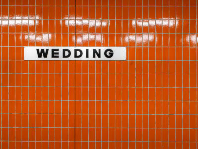Wedding Station Sign, Berlin U-Bahn