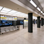 The Brandenburger Tor station in Berlin, Germany.