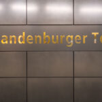 The Brandenburger Tor station in Berlin, Germany.