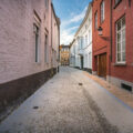 The streets of Bruges.