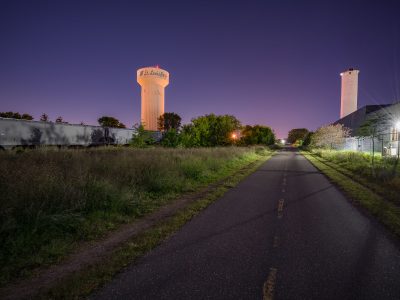 Cedar Lake Trail, St. Louis Park: Water Tower and Grain Elevators
