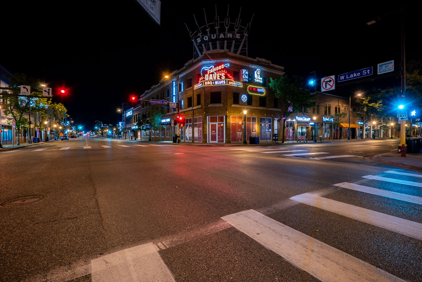 Famous Daves at Hennepin Ave and Lake St in Minneapolis