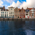 Homes in Bruges Belgium.