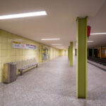 The Leopoldplatz U-Bahn Station in Berlin Germany.