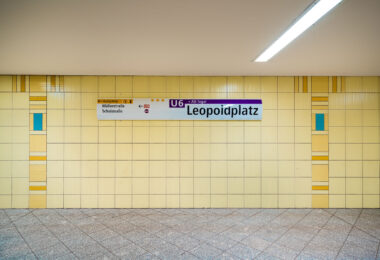 The Leopoldplatz U-Bahn Station in Berlin Germany.