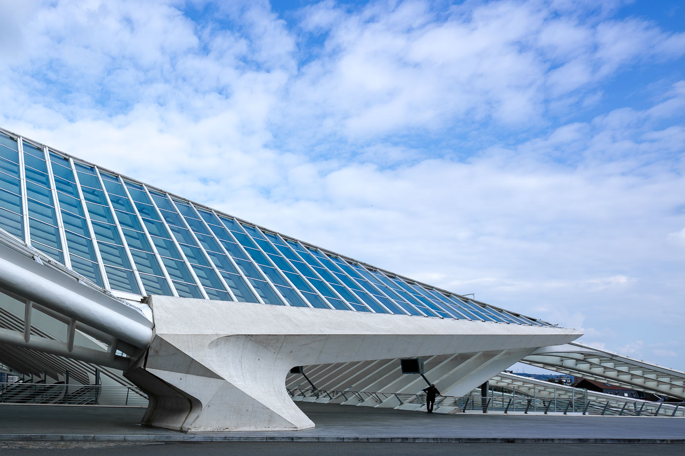 Liege Guillemins Railway Station in Belgium