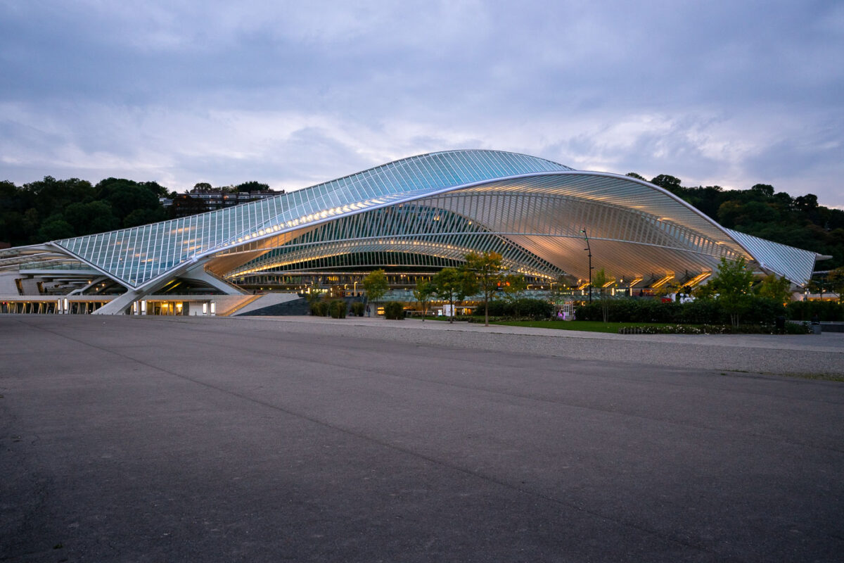 Liège-Guillemins station in Liege