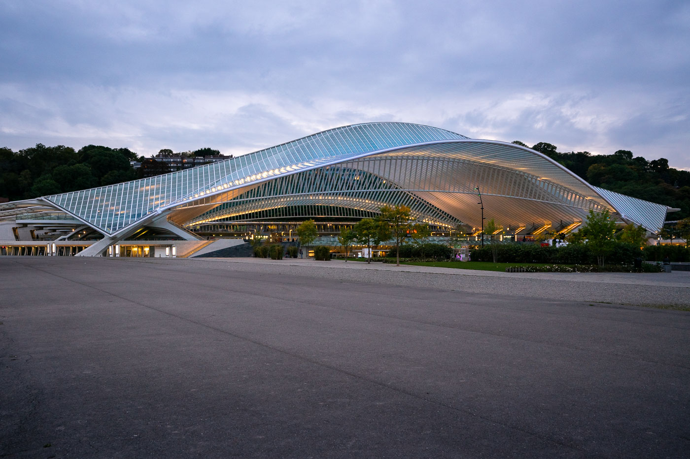 Liege Guillemins train station in Belgium