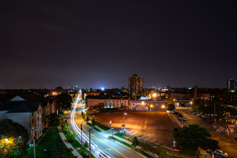 Chicago Avenue from Downtown Minneapolis 4 Chicago Avenue in Downtown Minneapolis on September 1, 2017.