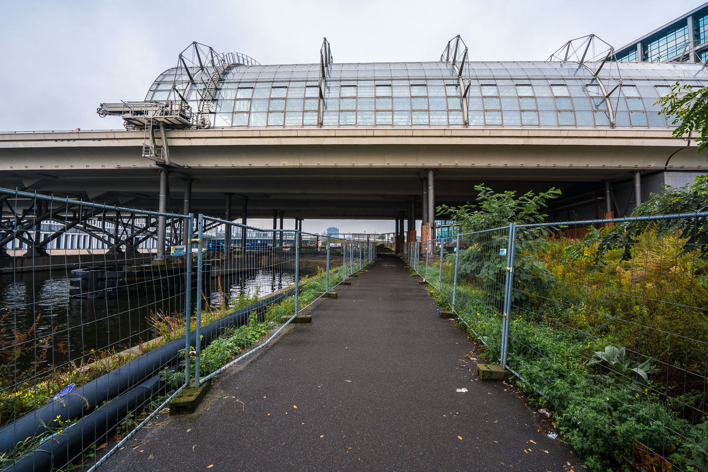 Path Beneath Berlin Hauptbahnhof