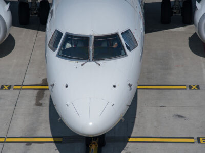 Airbus A320 Cockpit Preflight at Zurich Airport