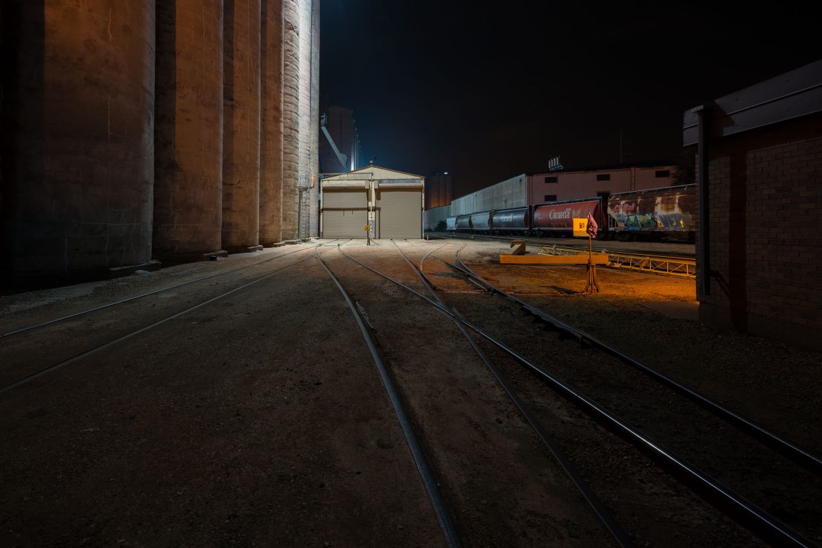 Rail Tracks at General Mills Grain Elevator, Minneapolis