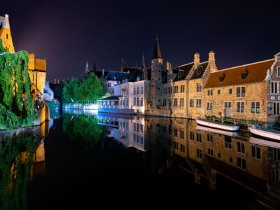 Rozenhoedkaai Canal Houses, Bruges, Belgium
