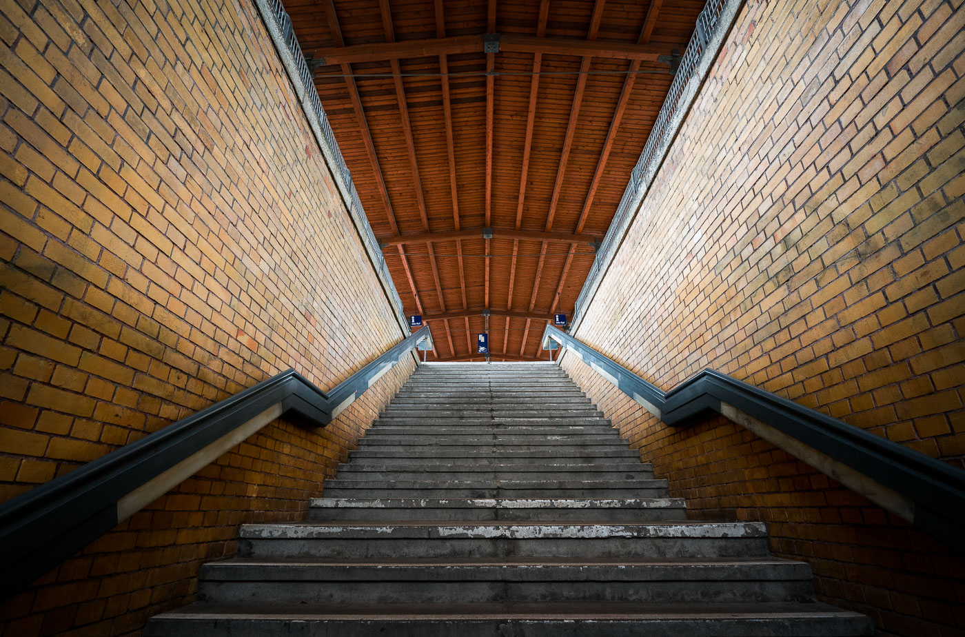 The stairs at a Berlin train station