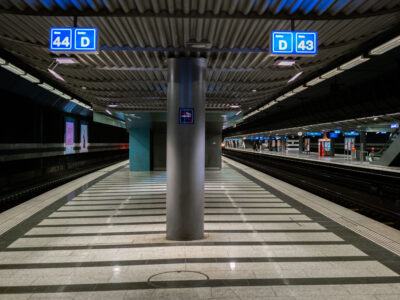Zurich Airport Station Platforms D43 and D44