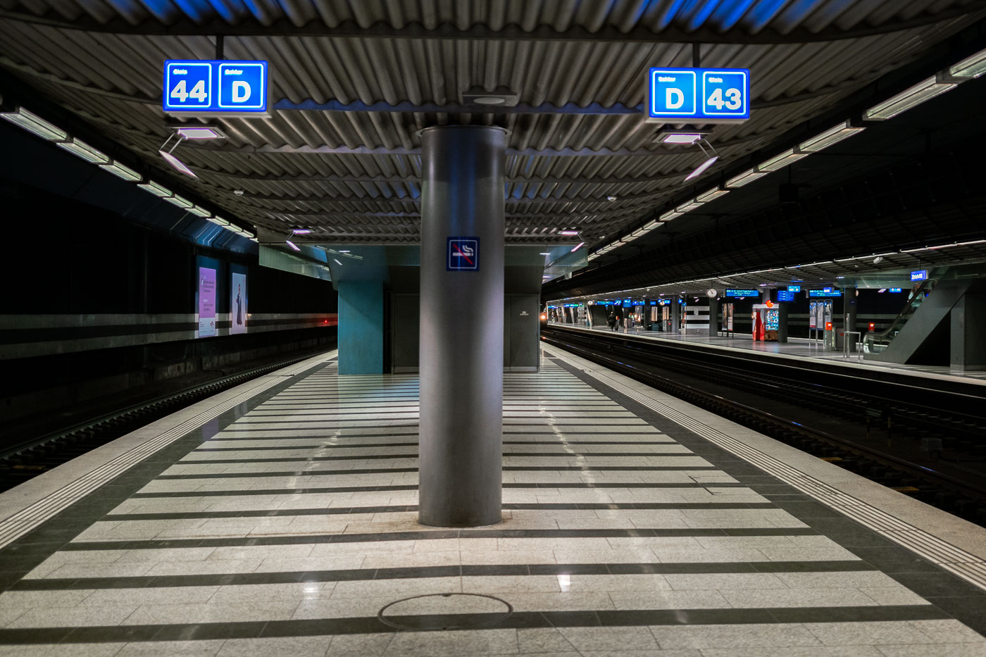 Zurich Airport Station Platform
