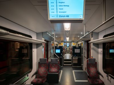Empty S-Bahn Car Bound for Zürich HB via Triemli