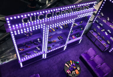 Gucci at a Printemps store in Paris.